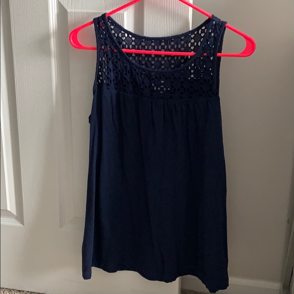 Navy blue tank top